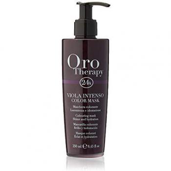 Mascarilla Intensa Violeta Oro Fanola 250 ml - Tratamiento Iluminador y Avivador Profesional