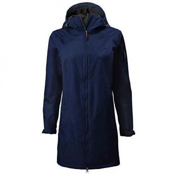 Musto Chaqueta Larga Impermeable para Mujer Sardinia - Azul Navy - Impermeable y Transpirable