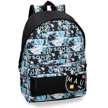 Maui and Sons Shark Mochila Escolar Multicolor 31x42x17,5 cms Poliéster 22.79L