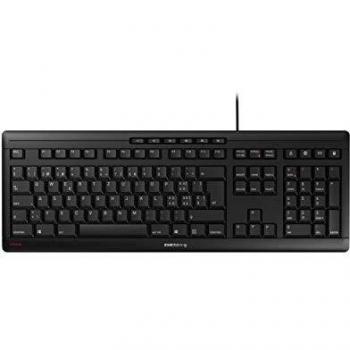 CHERRY STREAM teclado USB QWERTZ Suizo/Alemán Negro