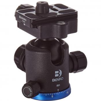 Benro IB1 Arca-Swiss Triple Action Ball Head with 6kg Load Capacity and PU60 Plate