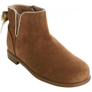 Botines de piel para niña