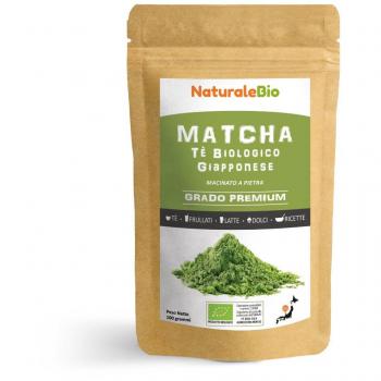 Té Verde Matcha Orgánico Japonés En Polvo - Grado Premium - 100g. Té Matcha Biológico Japonés. Té Bio Grado Premium. Matcha Ecológico Cultivado En Japón, Uji, Kyoto. Ideal Para Beber, Cocina, Latte