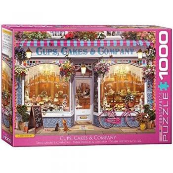 Eurographics 1000-Piece Puzzle - Cups, Cakes & Company