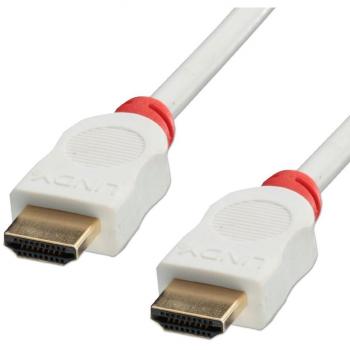 Lindy 41412 Cable HDMI 2m Tipo A Estándar Rojo y Blanco