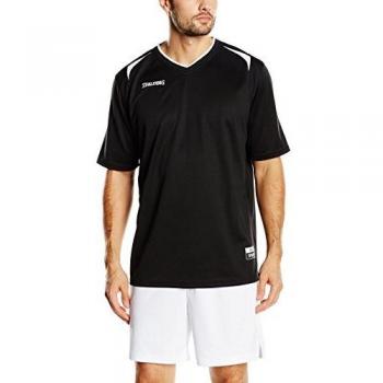 Spalding Bekleidung Teamsport Attack Shooting Shirt - Camiseta de running para hombre, color negro/blanco, talla XXL
