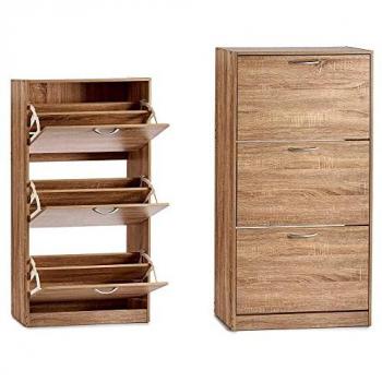 Zapatero de Roble Aglomerado Gift Decor (24 x 116 x 60 cm)