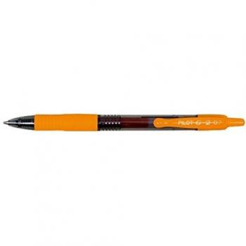 Bolígrafo de gel Pilot G2 07 naranja