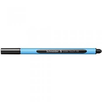 Schneider Slider Touch XB Bolígrafo de punta redonda, color negro, 10 unidades