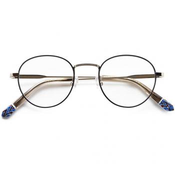 Etnia Barcelona Le Marais II SLBK Armazones para Hombre Negros, Lentes Recetadas Para Hombre Negros, Gafas Recetadas para Hombre Negras