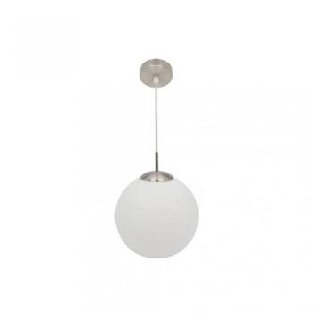 Colgante Astro 1xe27 Blanco/Níquel 25x25 cm - Fabrilamp