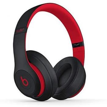 Beatsstudio3wireless con cancelacion de ruido auriculares supraaurales chip apple w1 bluetooth de clase1 22horas de sonido ininterrumpido rojo defiant blackred
