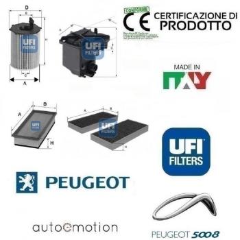 Kit de Filtros Hoja UFI Peugeot 5008 1,6 THP 120 Kw