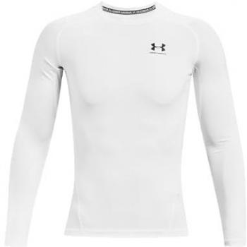 Under Armour HeatGear Compression Long Sleeve Shirt - White - Size: 2X-Large
