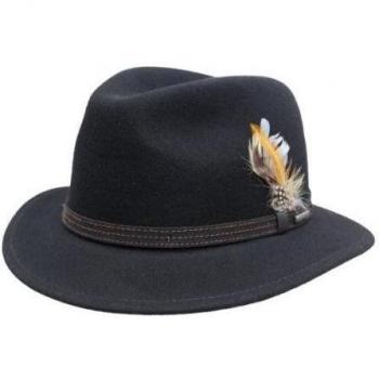 Stetson - Sombrero fedora fieltro de lana hombre Vidor - talla L