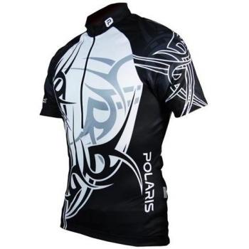 Polaris – Maillot de manga corta color blanco/negro 2 X Large