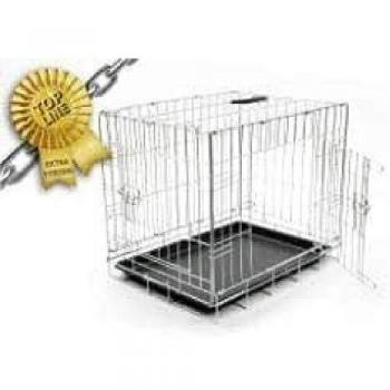 DUVO + 780/470 Jaula de Transporte con pie Antideslizante para Perro