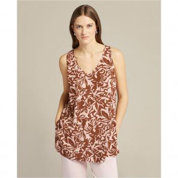 Top estampado de viscosa ECOVERO™