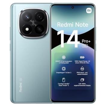 Xiaomi Redmi Note 14 Pro Plus 5G Smartphone Global 8GB/256GB, 12GB/256GB, 12GB/512GB, Cámara AI 200 MP, Snapdragon® 7s Gen 3, Hyper