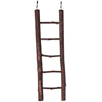 Escalera de Madera Natural Trixie con 5 Peldaños para Pájaros