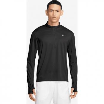 Camiseta de running Dri-FIT Nike Pacer con media cremallera para hombre en color negro (talla S)