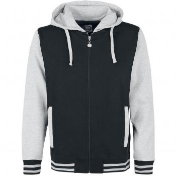R.E.D. by EMP Chaqueta con Capucha 2 colores Sudadera capucha con cremallera negro/gris 5XL