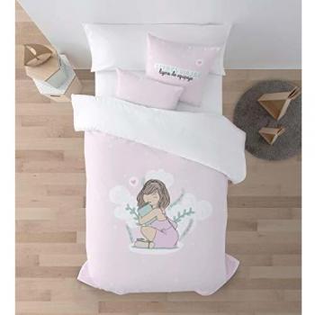 RIPSHOP - Funda nórdica de algodón - Cama de 90 x 190/200 cm - Artista ilustradora Clarilou | Leer