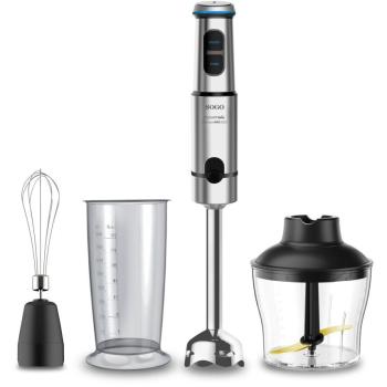 Batidora de Mano Eléctrica Sogo 1500W con 3 Accesorios y Licuadora de Inmersión 0,8L Acero Inoxidable