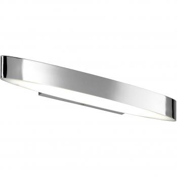 Trio 281670206 Serie 2816 - Aplique con 2 luces, bombillas incluidas, SMD, LED, 6 W, 600 lm, 3000 K, 230 V, A+, IP44, 5 x 50 cm, metal, cromo