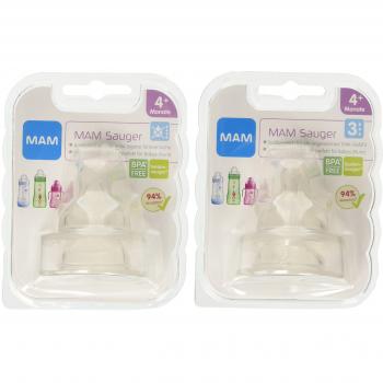 MAM Babyartikel - Pack de 4 tetinas