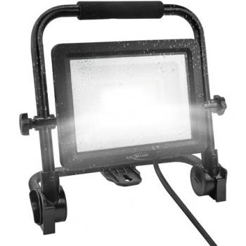 Proyector LED Ansmann FL50W-AC, 50 W, 5400 lm, Luz Diurna (5000 K), IP65, Resistente a Golpes, Cabezal Giratorio 360°, con Asa de Transporte