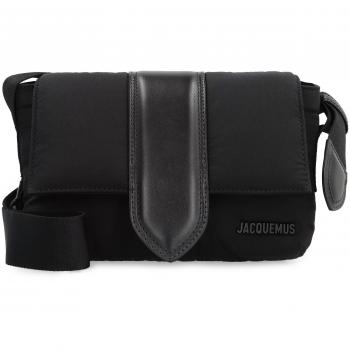 Jacquemus Le Petit Bambino Nylon Messenger Bag in Black