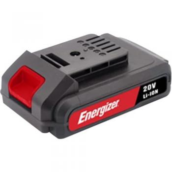 Batería de Iones de Litio Energizer 20V 2A, Carga Rápida 60 min, Compacta y Ligera, Compatible con Herramientas Eléctricas