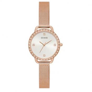 Guess Reloj Mujer Analogico Cuarzo con Correa de Acero inoxidable GW0287L3