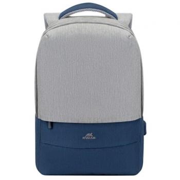 Rivacase Prater 7562 Mochila para Portátil 15.6 Gris/Azul