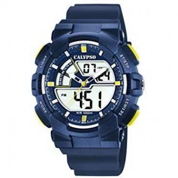 Calypso Watches Reloj Analógico-Digital para Hombre de Cuarzo con Correa en Plástico K5771/3