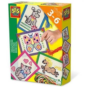 SES Creative- Aprendo a Bordar, Multicolor