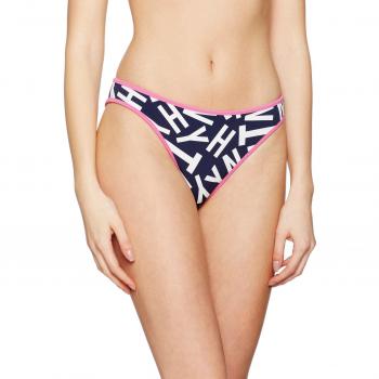 Tommy Hilfiger Haeli High CUT Brief, Braguita de Bikini para Mujer, Azul