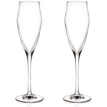 MasterPro Q3394 Set 2 copas flauta 18,2 cl cristal Colección Wine