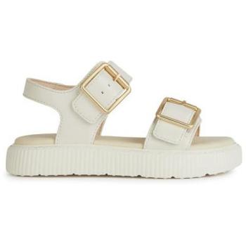 Sandalia Geox Kodette Beige para mujer, color blanco roto, marfil claro, talla 36 EU
