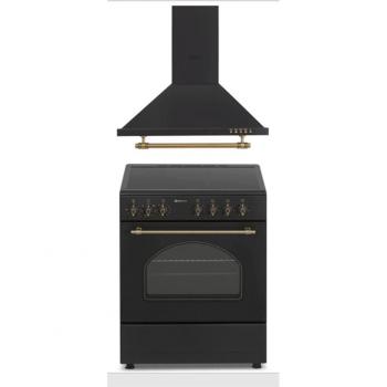 Combo Pack Cocina Eléctrica Vitrocerámica con Horno y Campana 60cm Solthermic