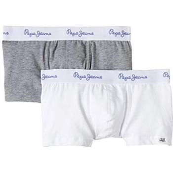 Pepe Jeans Pack De 2 Bóxers Niño Luca Gris / Blanco 9-10 años