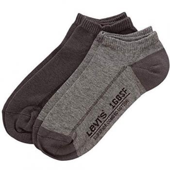 Levi's 943002001 - Calcetines cortos para hombre, color middle grey mélange, talla talla francesa: FR: 43-46
