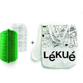Lékué Estuche de Vapor Green Shopper Kit, Silicona