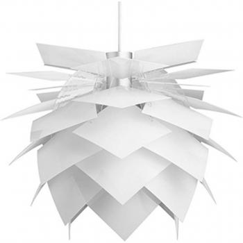 Lámpara colgante Dyberg LARSEN PineApple M Ø 45cm blanco