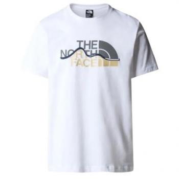 Camiseta The North Face Mountain Line manga corta hombre TNF White tamaño S