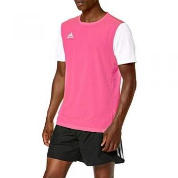 adidas ESTRO 19 JSY Camiseta de Manga Corta, Niños, Solar Pink, S