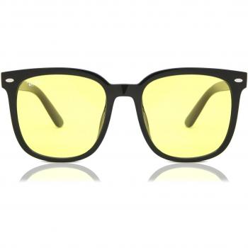 Ray-Ban Gafas de Sol RB 4401D 601/85 Ajuste Asiático para Hombre Negras con Lentes de Sol de 57 mm