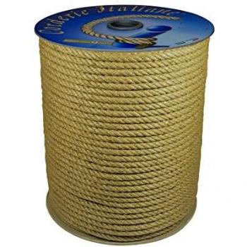 Corderie Italiane 006044062 Cuerda Yute, 6 mm, 100 m