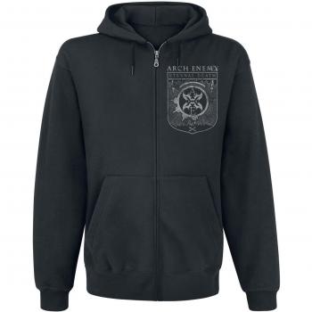 Arch Enemy Death Squad Sudadera capucha con cremallera Negro XXL